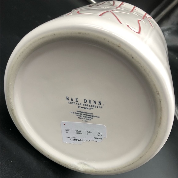 🌸NWT Reindeer Snack Canister - Rae Dunn LL🌸 - Picture 2 of 4